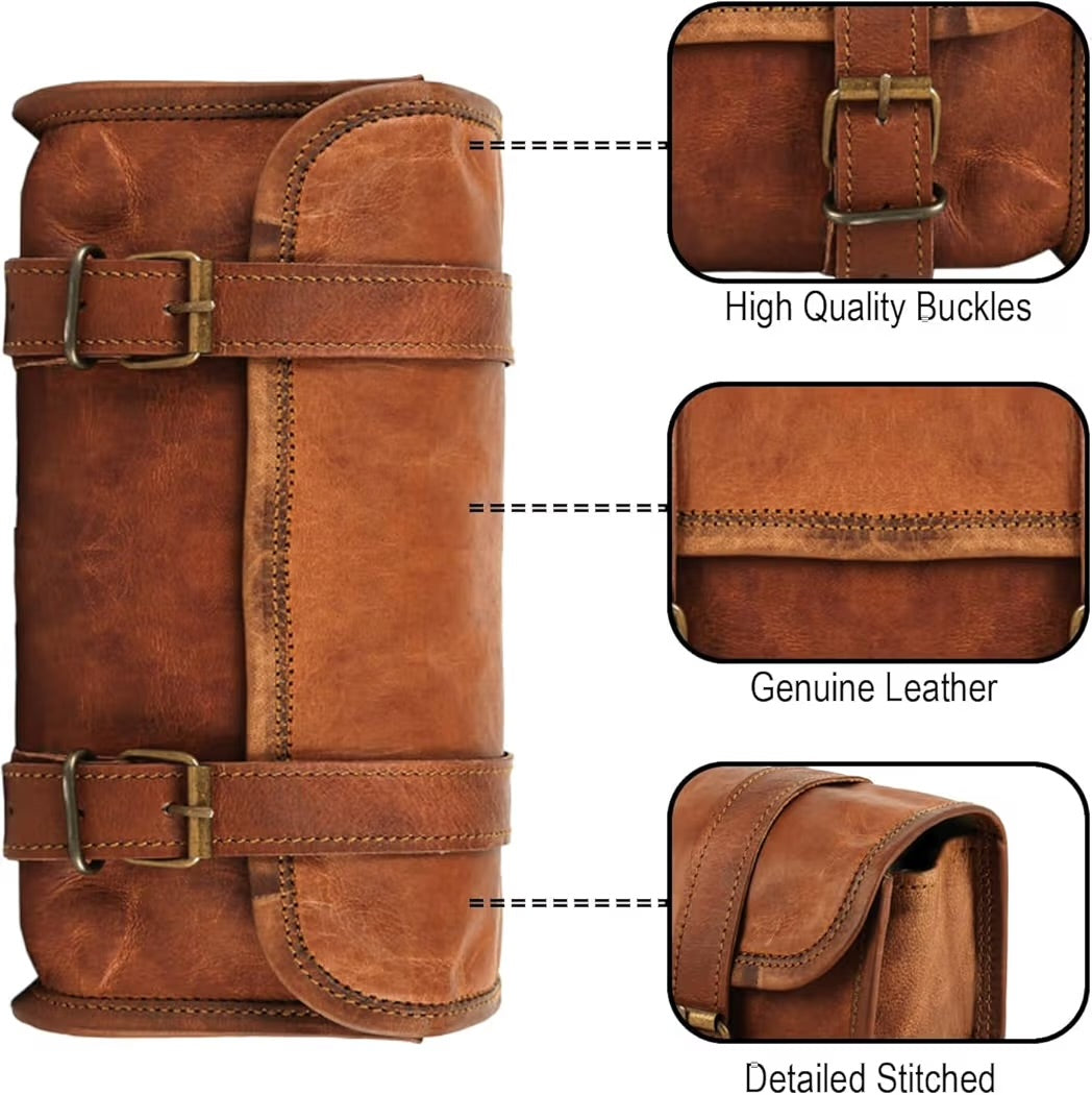 Strider Brown Motorbike Side Pouch