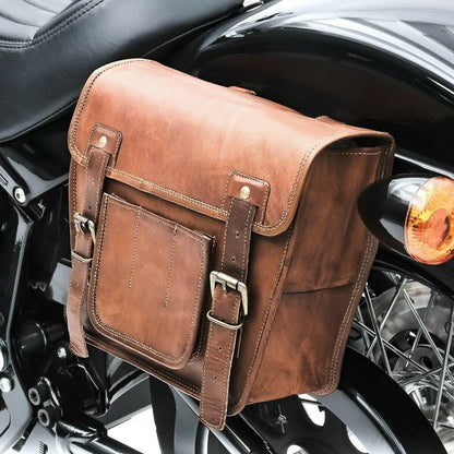 Ranger Brown Motorcycle Saddle Bag