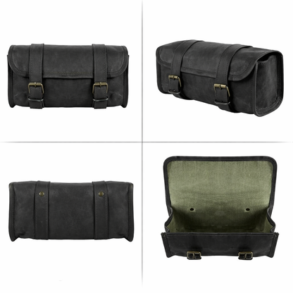 Strider Black Motorbike Side Pouch