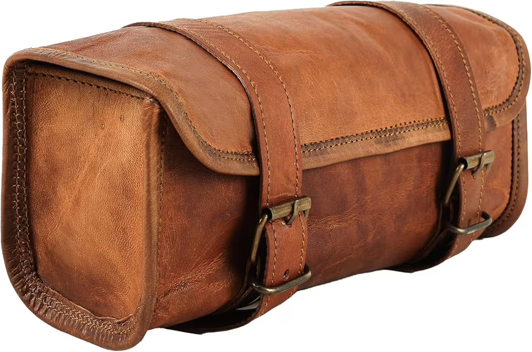 Strider Brown Motorbike Side Pouch