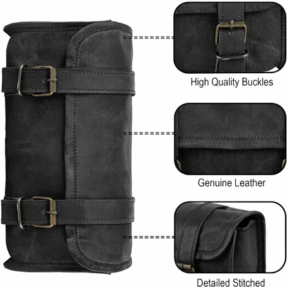Strider Black Motorbike Side Pouch